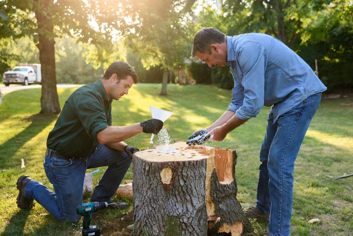 The Tree Stump Poisoning Method: Chemical Removal Step by Step