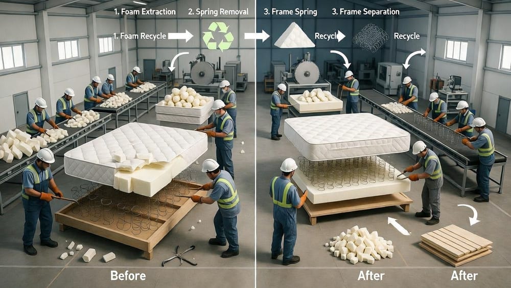The Mattress Disposal Challenge: Rules, Fees, and Proper Recycling Options
