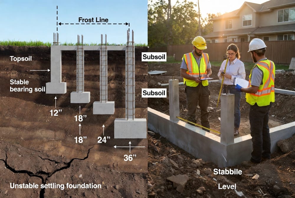 The Concrete Pier and Footing: Proper Foundations for Decks and Additions
