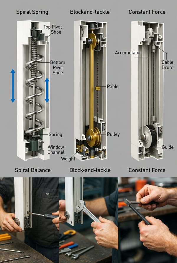 Window Balancer Styles The Window Balance Replacement: Fixing Windows That Won't Stay Up
