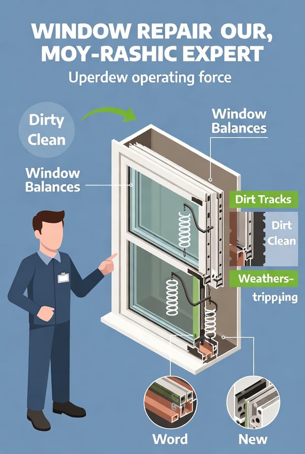 The Window Operating Force: Smooth Operation vs. Hard-to-Open Windows.