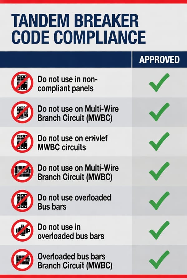 The Tandem Breaker: When to Use and Code Restrictions