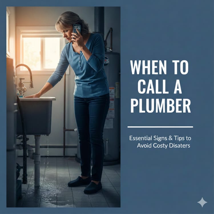 When to Call a Plumber: Essential Signs and Tips to Avoid Costly Disasters