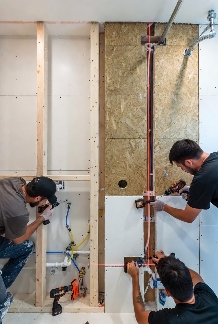 The Wet Wall Assembly: Building a Super-Strong, Perfectly Plumb Core for Your Shower Valve and Fixtures