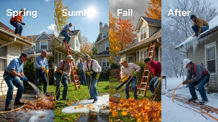 Gutter Maintenance Through the Seasons: A Quarterly Checklist for Optimal Performance and Longevity