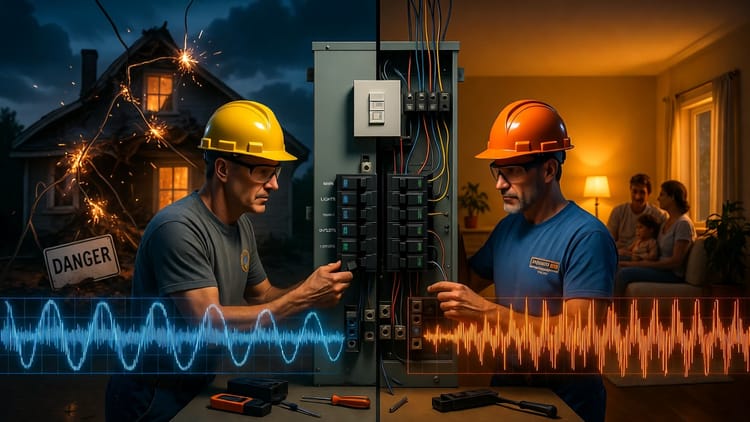 The AFCI Breaker's Mission: How Arc-Fault Circuit Interrupters Detect Dangerous Electrical Arcs and Prevent Fires