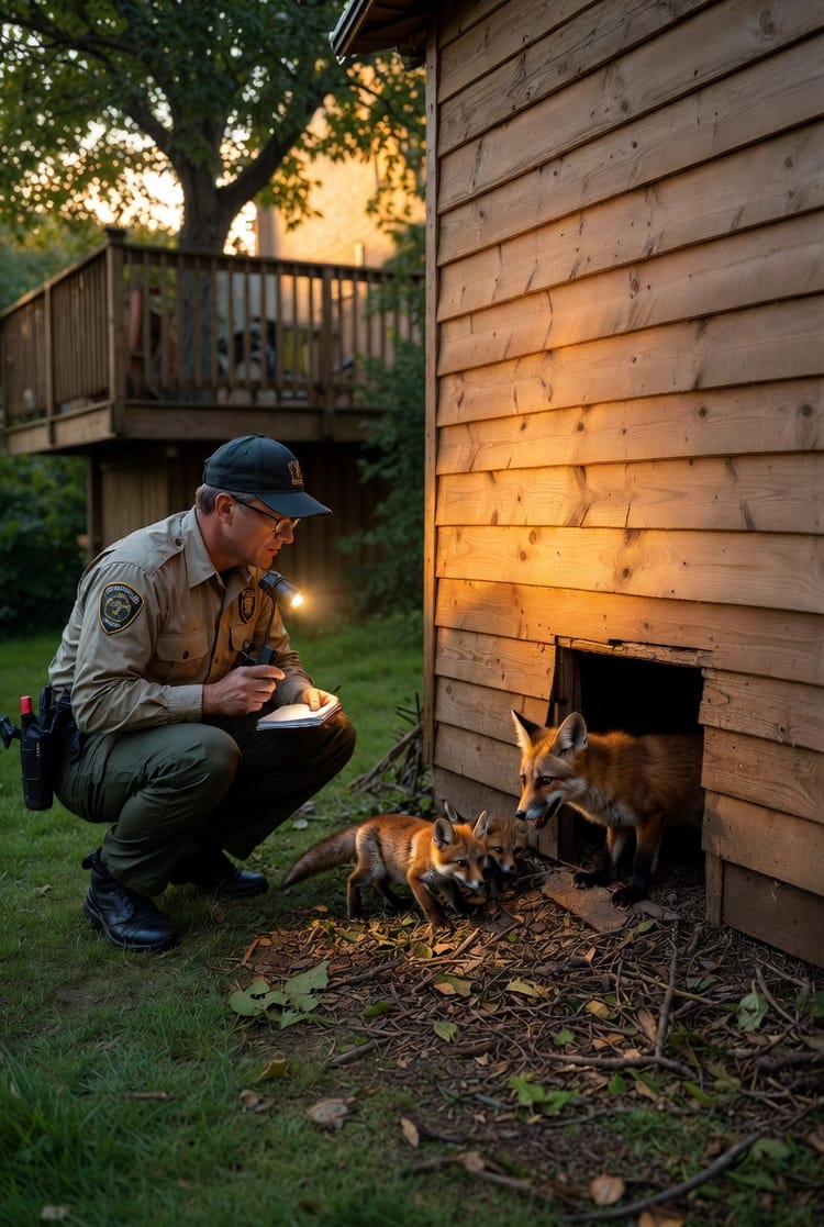 The Fox Family Under the Shed: Humane Management of Urban Foxes