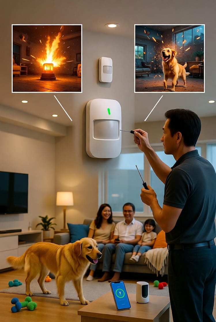 Security Without the False Alarms: Designing a Pet-Immune, Family-Friendly Security System