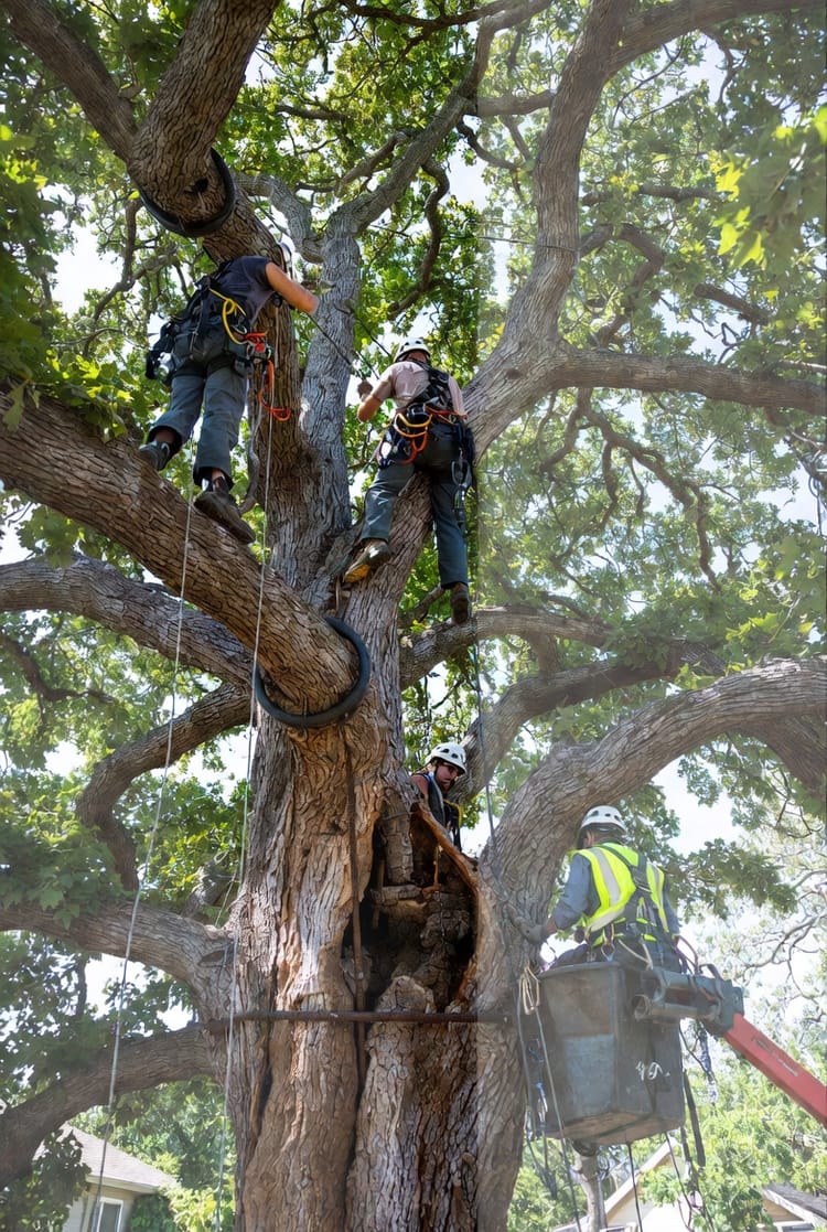Tree Cabling and Bracing: Strengthening Weak Trees to Avoid Removal