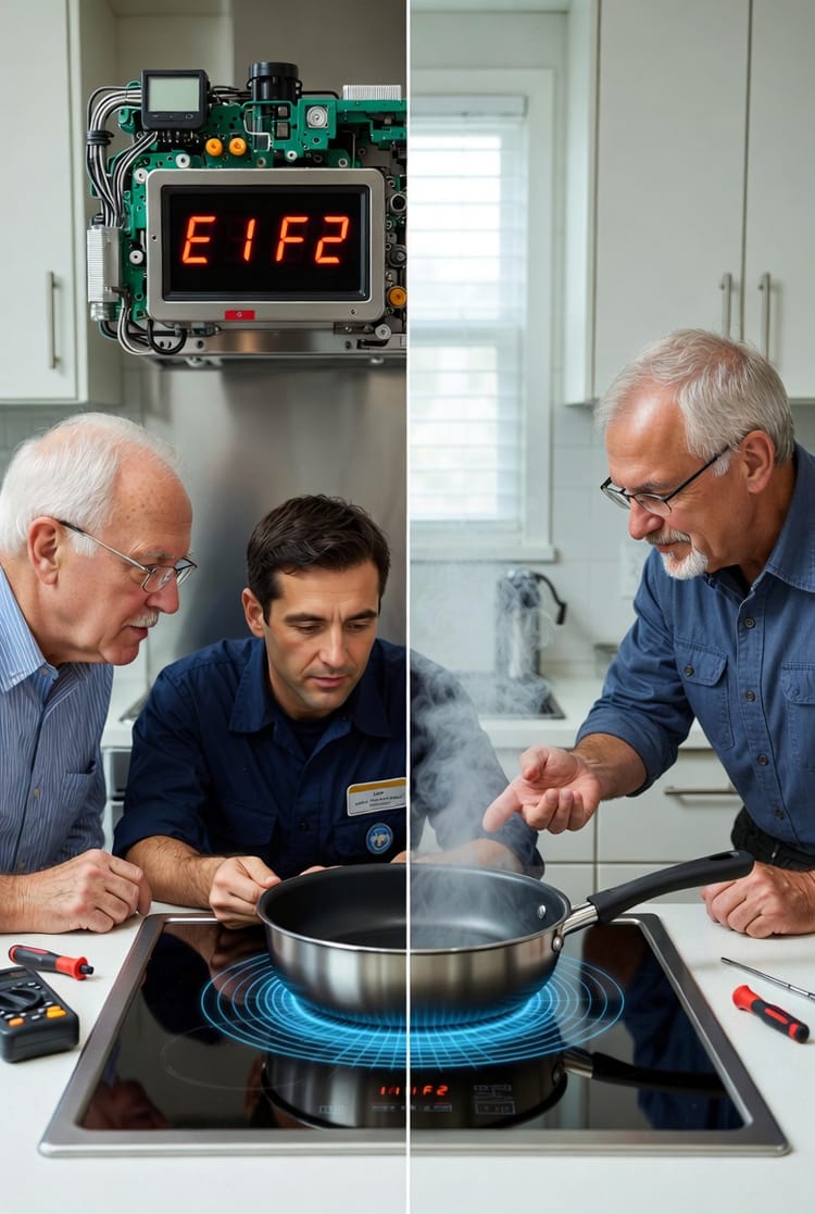 The Induction Cooktop: How It Works, Common Failures, and Repair Considerations