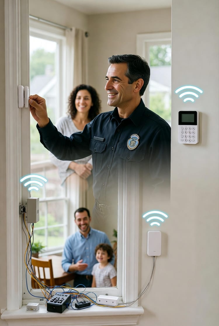 The Wireless Security System: Reliability, Range, and Installation Flexibility