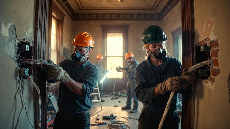 The Knob-and-Tube Replacement Process: What to Expect When Rewiring an Old Home