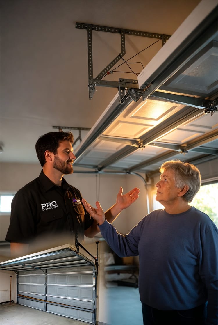 The Garage Door Spring Types: Torsion vs. Extension Springs Explained.