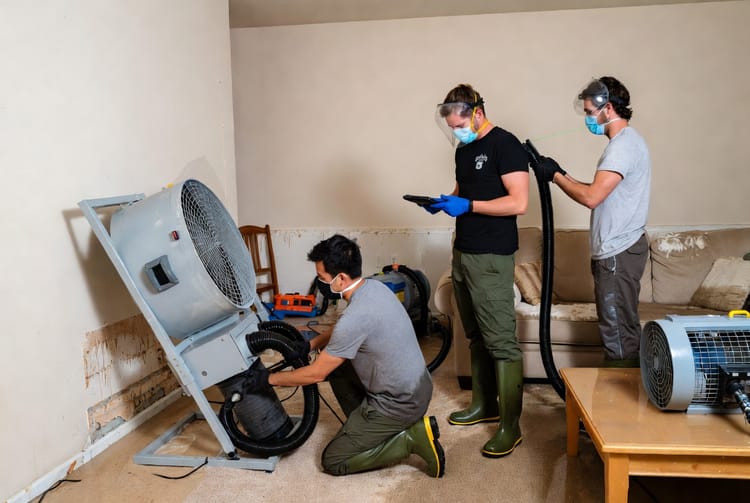 The Air Mover Placement: Creating Drying Patterns That Remove Moisture Fast