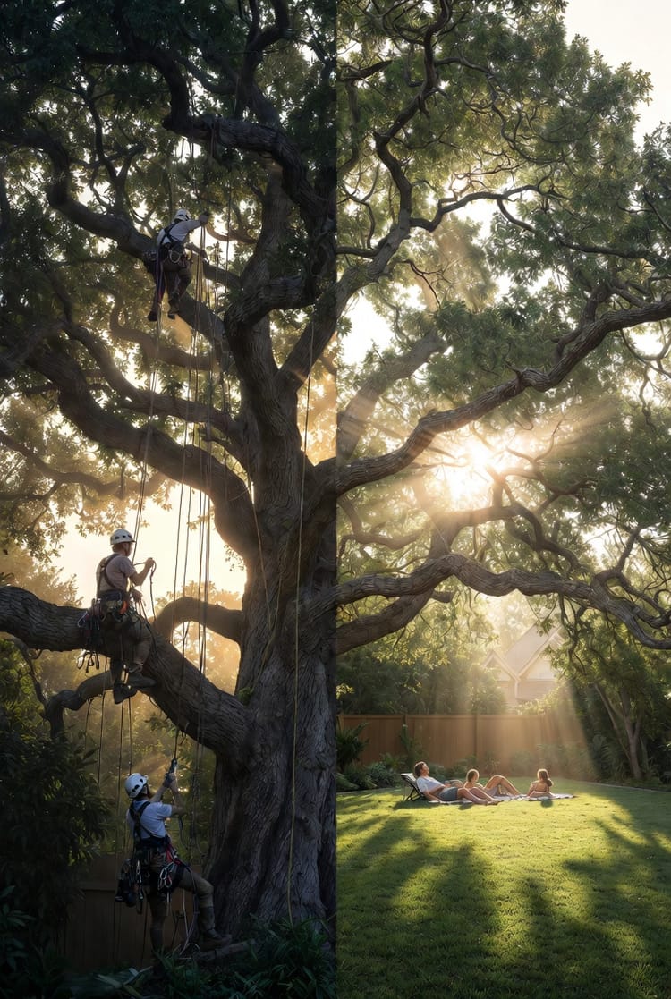 The Tree Canopy Thinning: Improving Light and Airflow Without Full Removal