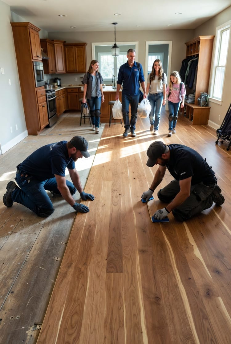 The Hickory Flooring: Extreme Durability for High-Traffic Homes