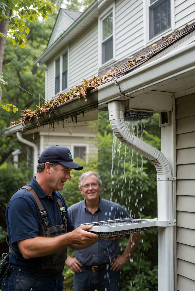 The Gutter Leaf Strainer: Simple In-Gutter Solution for Heavy Debris