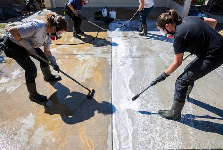 The Concrete Acid Wash: Restoring Old Surfaces for Resealing or Staining