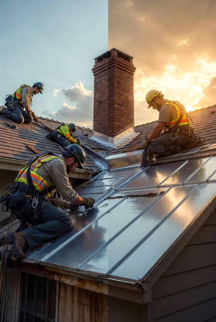 The Roof Flashing Repair: Identifying and Fixing Leaks Around Chimneys, Vents, and Valleys