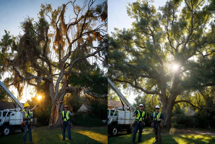 The Tree Crown Cleaning: Removing Dead and Diseased Wood for Tree Health