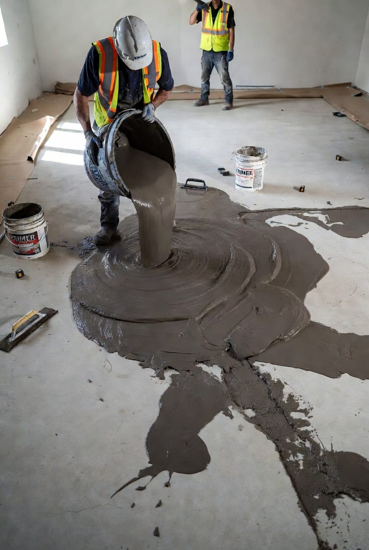 The Concrete Self-Leveler: Fixing Uneven Floors Before New Flooring Installation