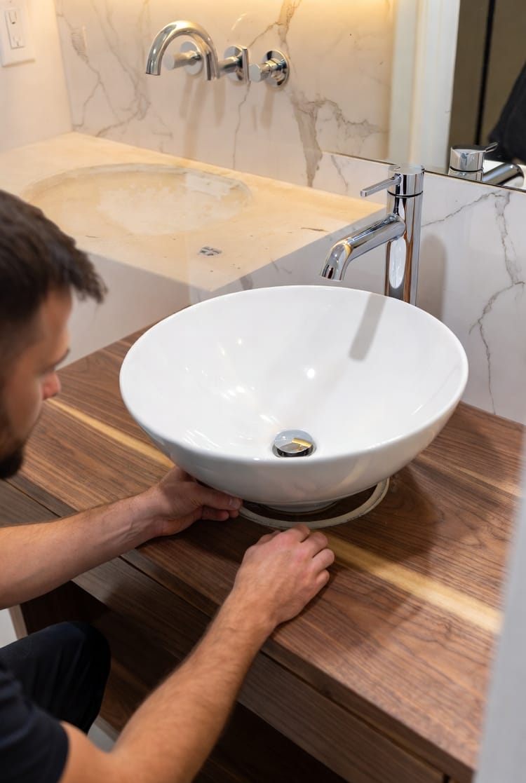 The Vessel Sink Installation: Modern Style with Unique Plumbing Requirements