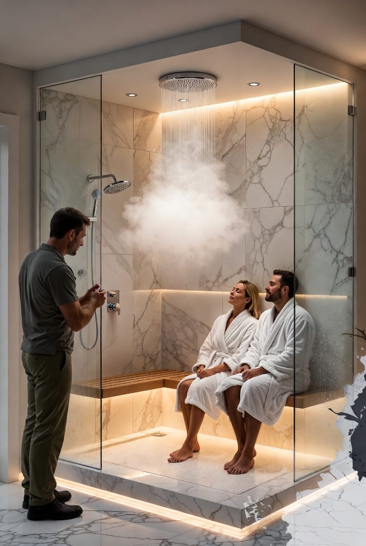 The Steam Shower Installation: Creating a Spa Experience at Home