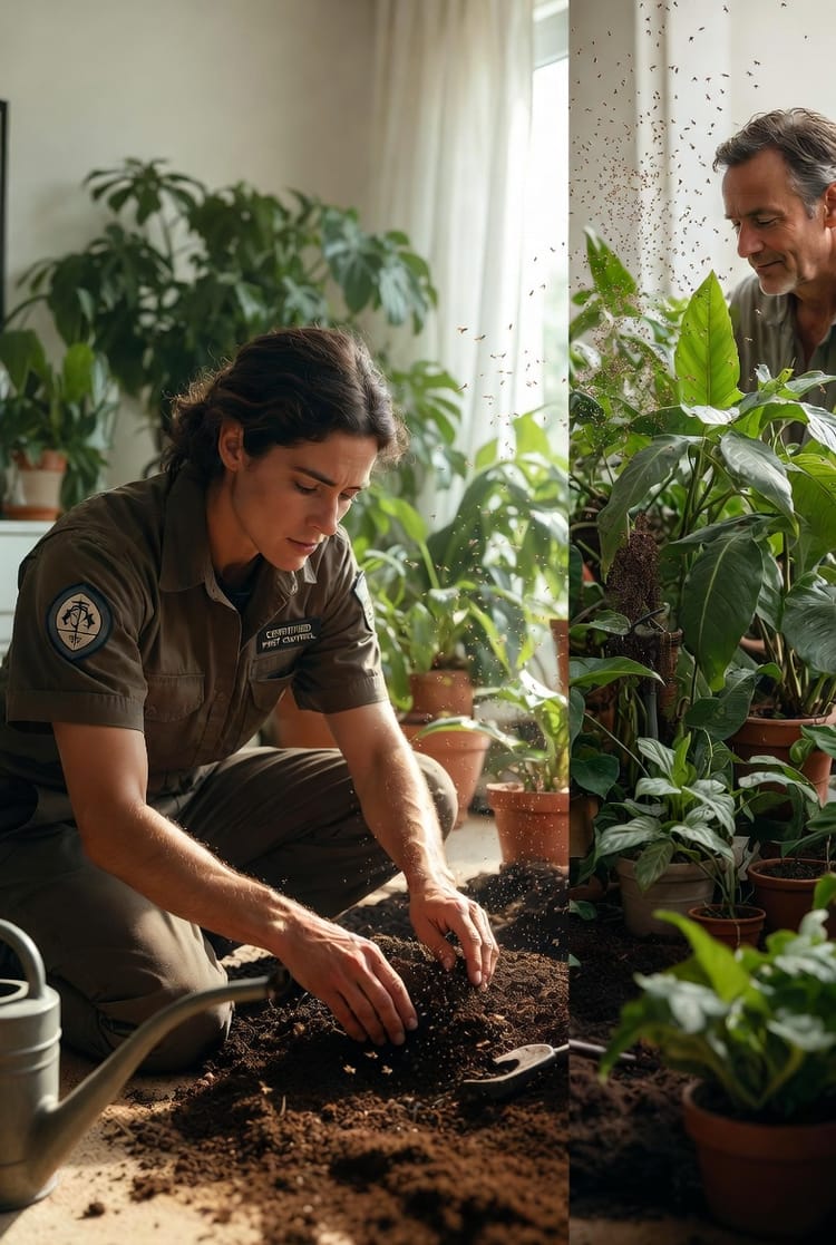 The Fungus Gnat Infestation: Managing Tiny Flies in Houseplants and Moist Areas