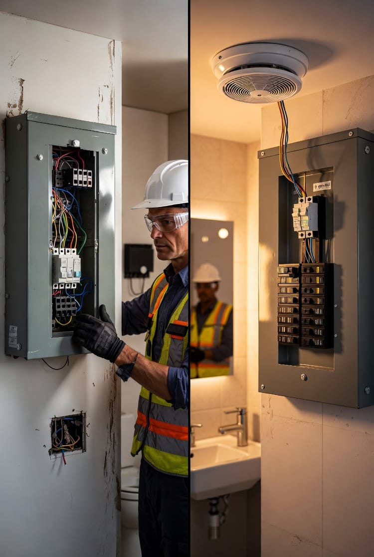 The Bathroom Exhaust Fan Electrical: GFCI Protection and Proper Wiring