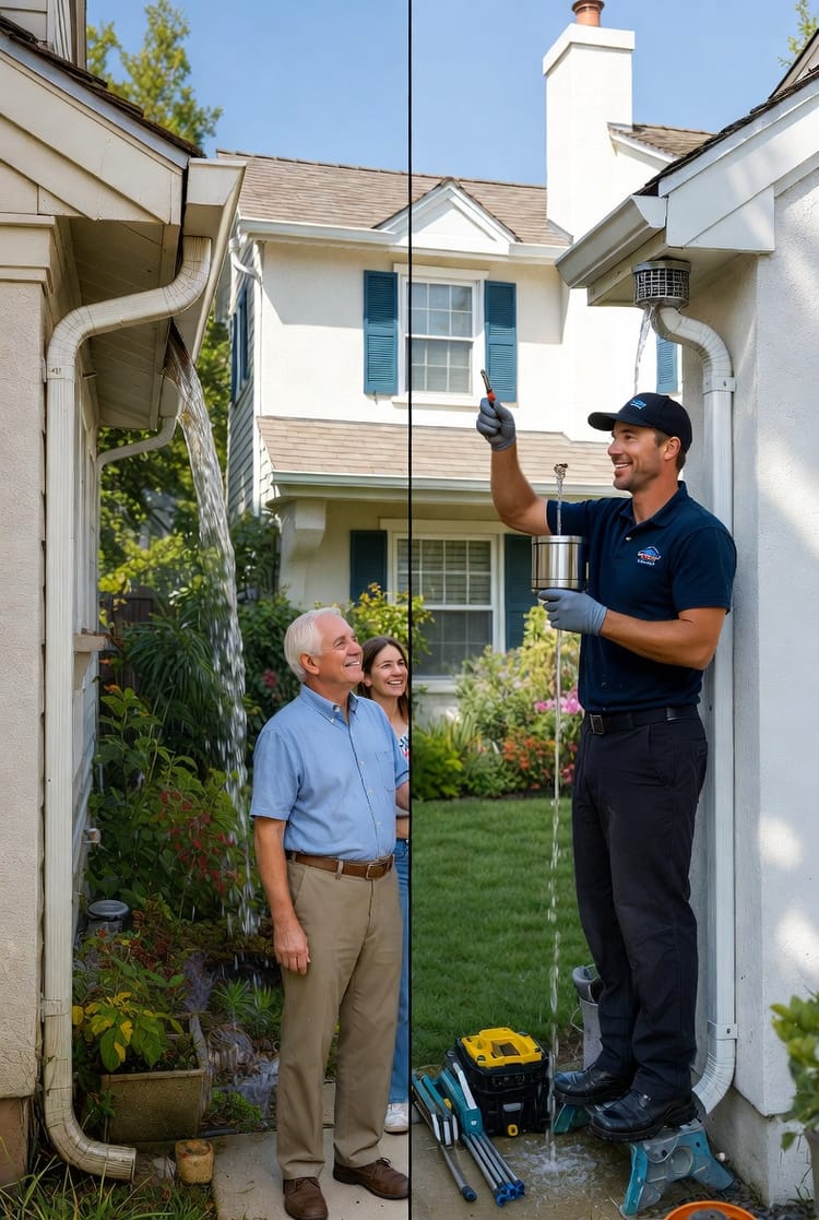 The Gutter Downspout Filter: Preventing Clogs at the Source