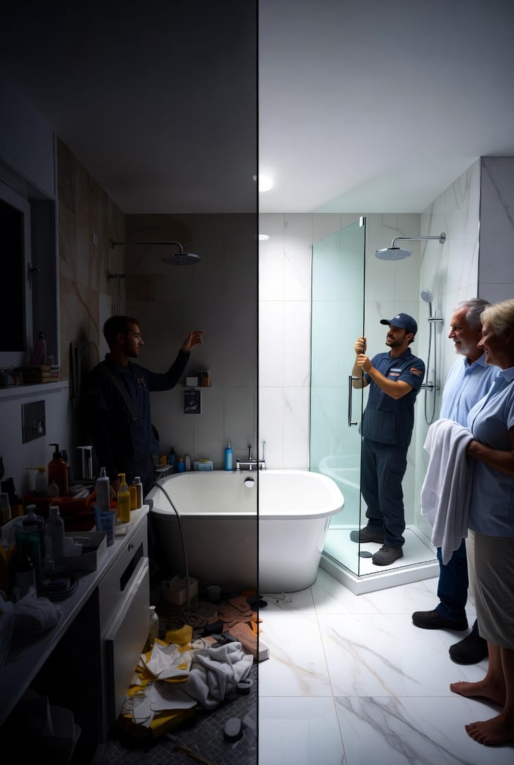 The Corner Shower Installation: Maximizing Small Bathroom Spaces