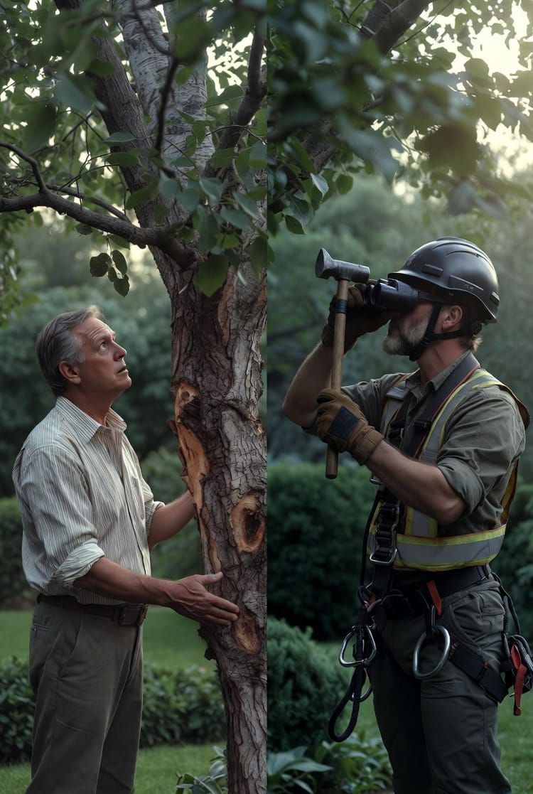 The Tree Hazard Assessment: When to Call an Arborist vs. Monitor Yourself