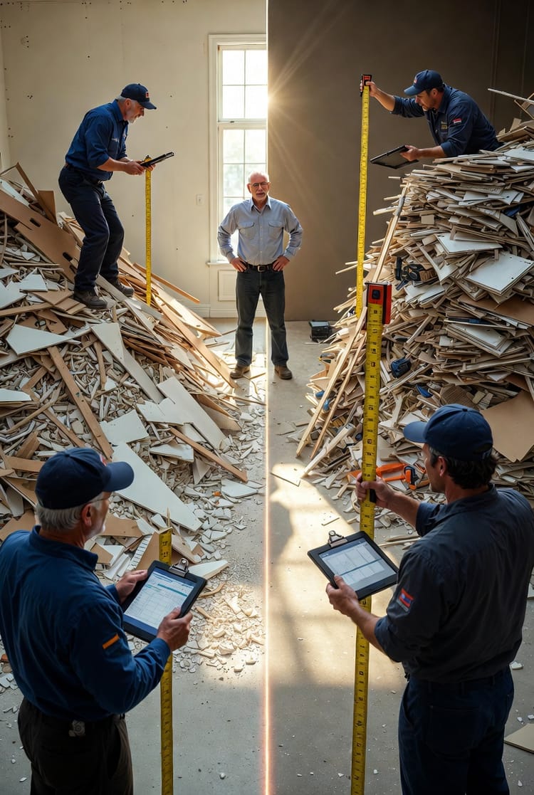 The Renovation Waste Audit: Estimating Debris Volume for Accurate Dumpster Sizing