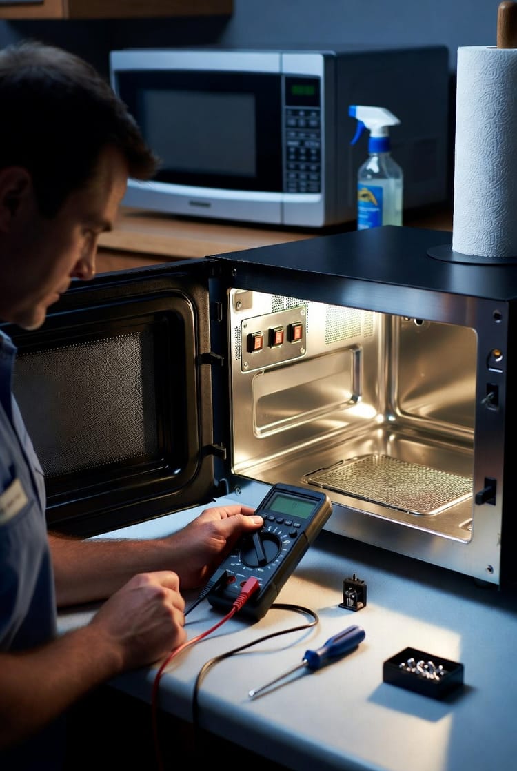 The Microwave Door Switch: Safety Interlock Failure and Replacement