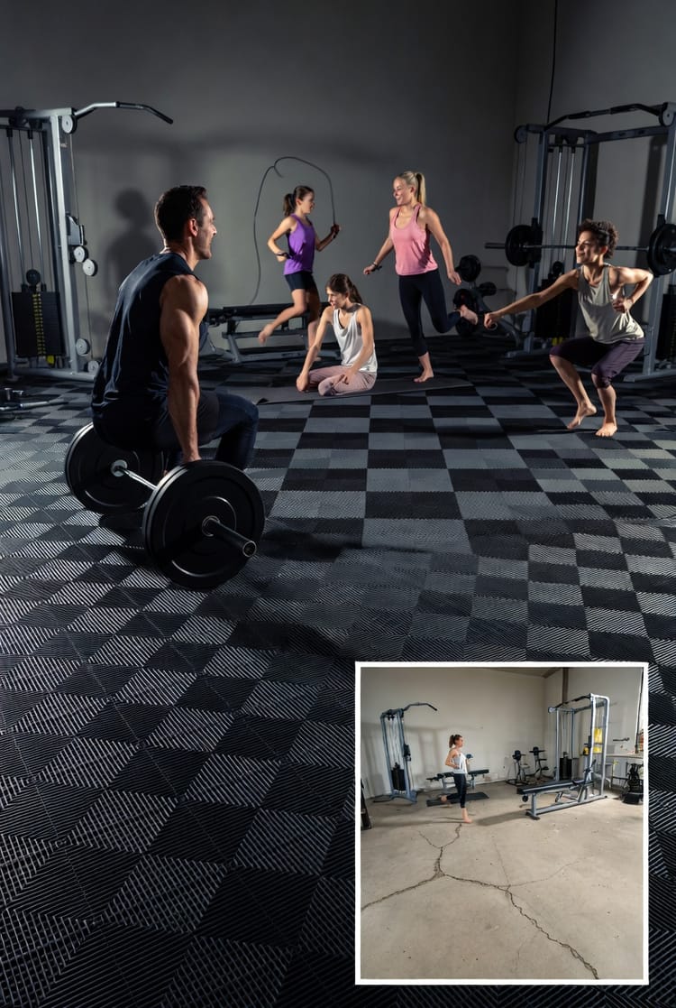 The Rubber Flooring: Commercial Durability for Home Gyms, Playrooms, and Mudrooms