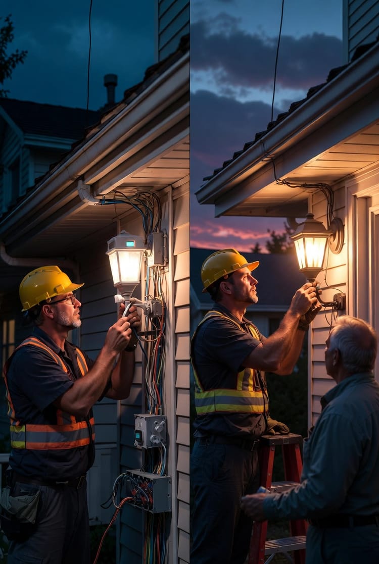 The Photocell Sensor: Automatic Outdoor Lighting That Responds to Darkness