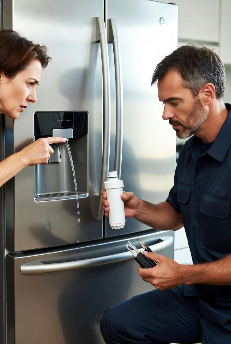 The Refrigerator Water Dispenser Not Working: Filter, Valve, or Line?