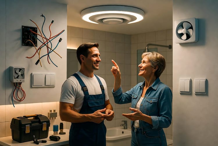 The Bathroom Light and Fan Combo: Proper Wiring for Separate Controls