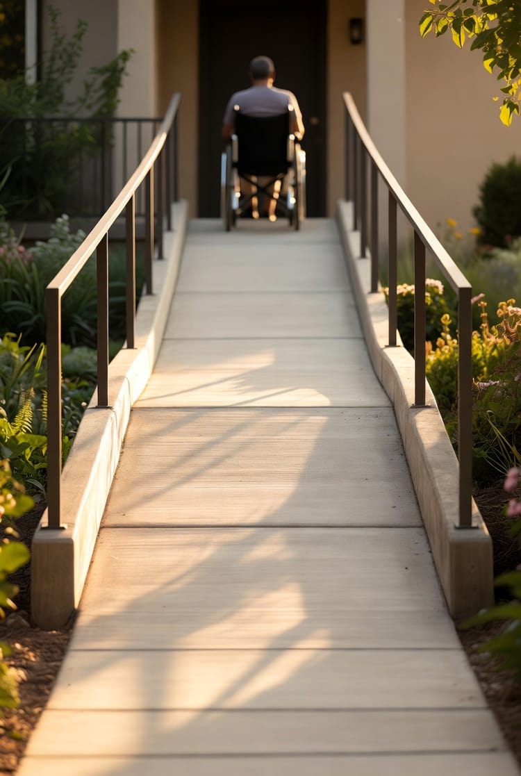 The Concrete Ramp Installation: Access for Mobility and Equipment