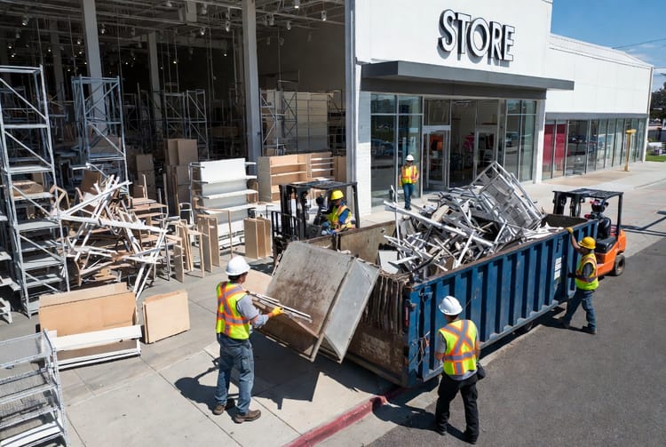 The Retail Store Cleanout: Dumpsters for Commercial Tenant Improvements