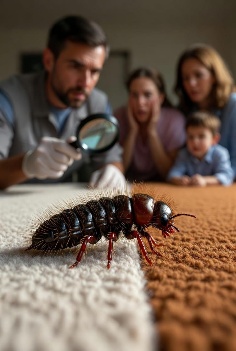 The Carpet Beetle Dermatitis: Skin Reactions to Larvae Hairs