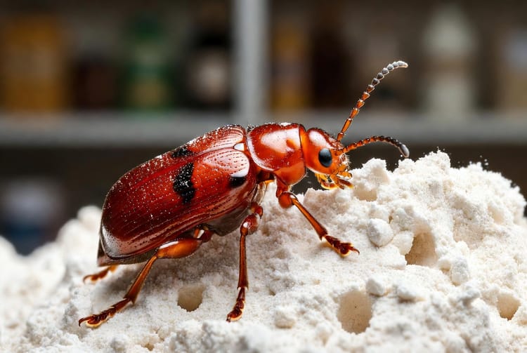 The Red Flour Beetle: Common Pantry Pest with a Long Lifespan
