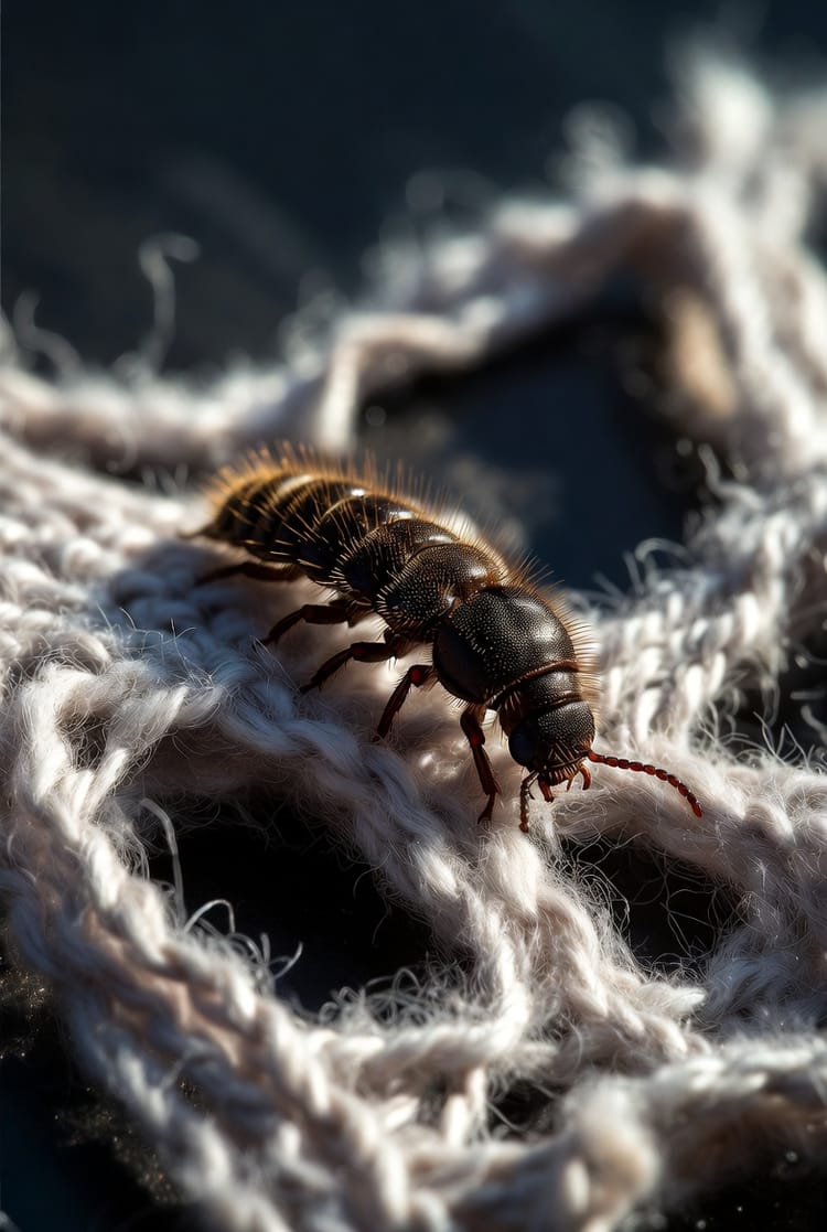 The Varied Carpet Beetle: Tiny Pest That Damages Fabrics and Stored Goods