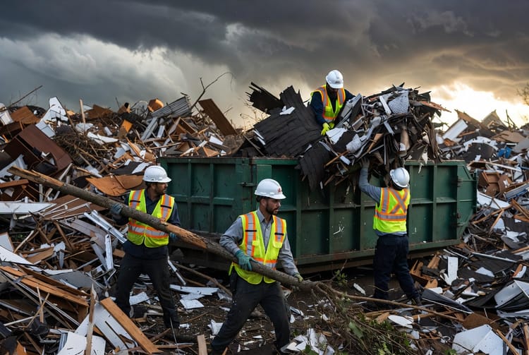 The Storm Debris Dumpster: Rapid Response After High Winds and Tornadoes