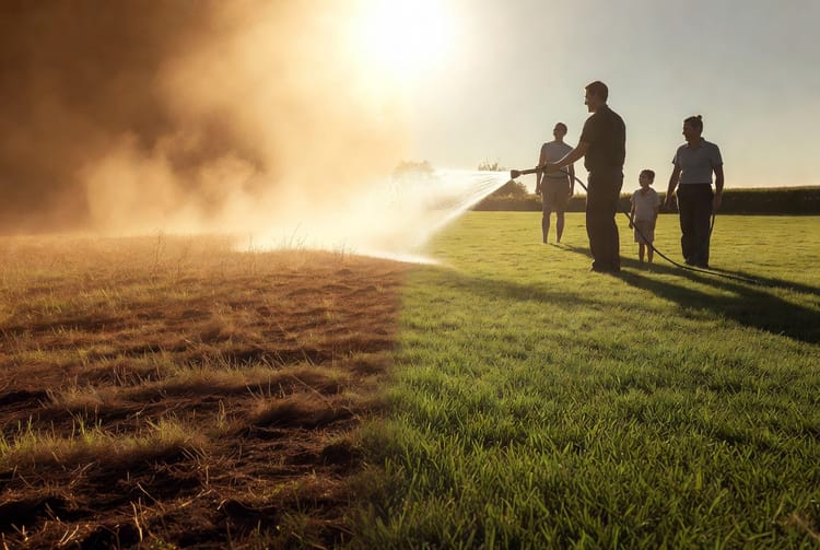 The Summer Lawn Stress: Heat and Drought Management Strategies