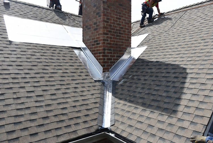 The Roof Cricket Flashing: Building a Saddle Behind Chimneys