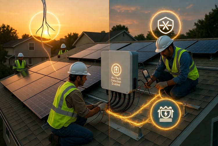 The Solar Panel Fire Safety: Mitigating DC Arc Fault Risks