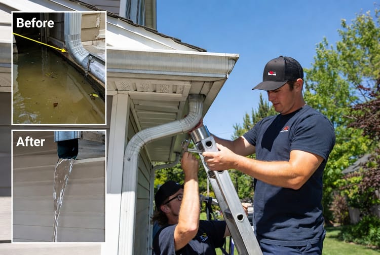 The Gutter Downspout Adapter: Connecting Round to Rectangular