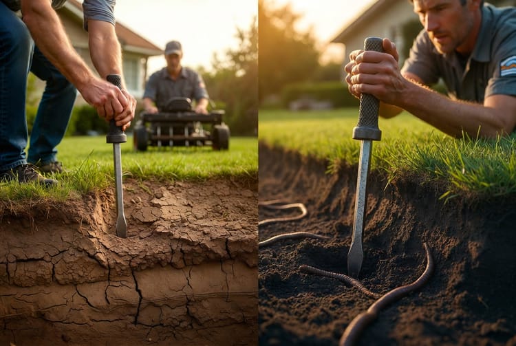 The Soil Compaction Test: How to Check and When to Aerate