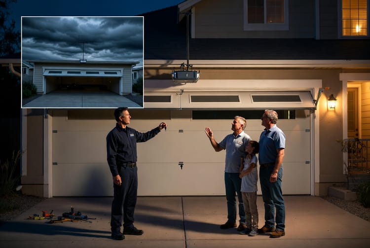 The Garage Door Keyed Lock: Adding Manual Security to Automatic Openers